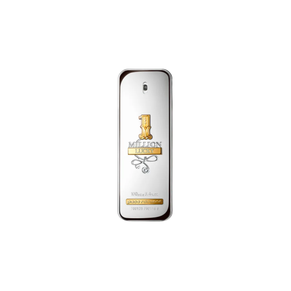 Bočica Paco Rabanne 1 Million Lucky muškog parfema 100 ml, srebrna bar dizajn bočice