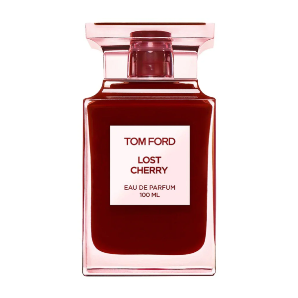Bočica Tom Ford Lost Cherry Eau de Parfum uniseks parfema 50 ml, elegantan dizajn sa crvenim detaljima
