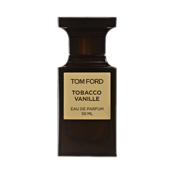 Bočica Tom Ford Tobacco Vanille Eau de Parfum uniseks parfema 50 ml, elegantan dizajn sa zlatnim detaljima